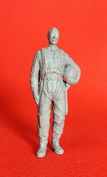 1/48 scale Swedish pilot as seen from the 1950s to the early 1970s