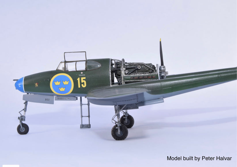 1/48 scale Super detail engine set. For SAAB 21 - 2