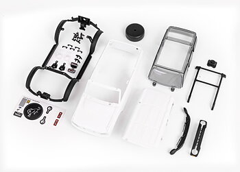 Body, Ford Bronco, complete (unassembled) (white, requires painting)