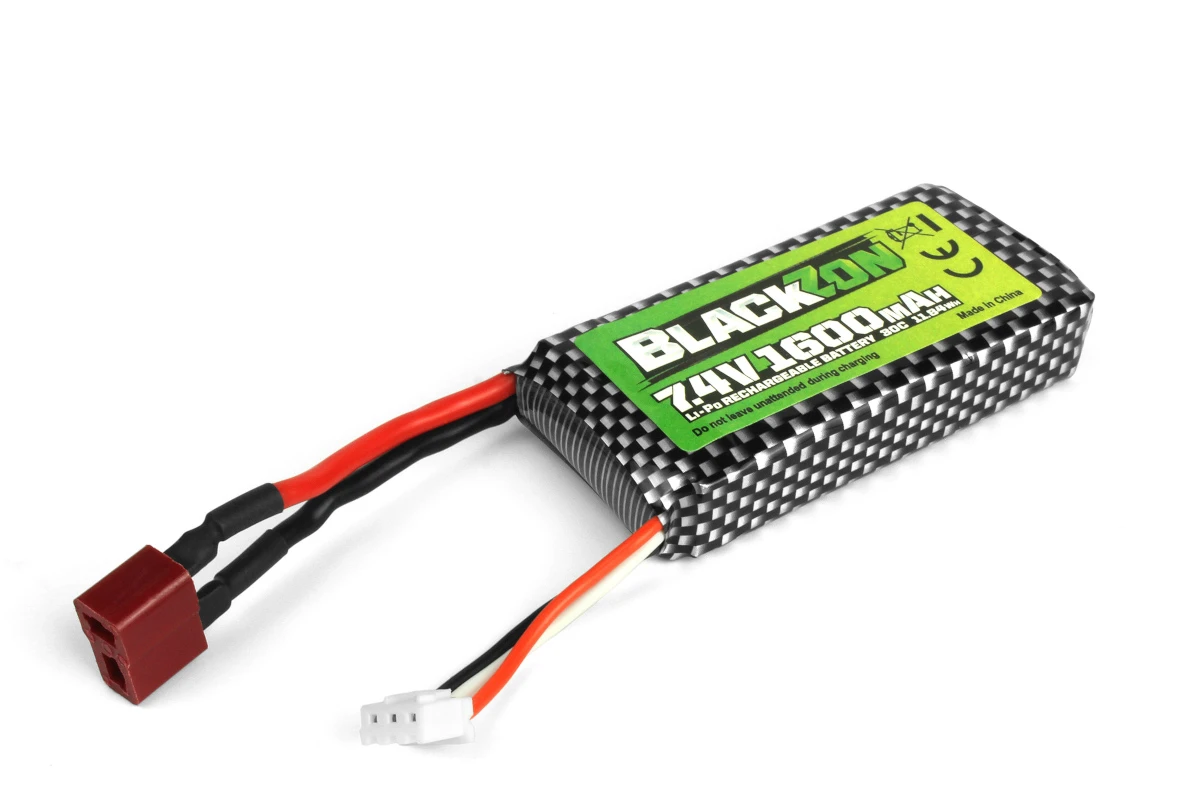 LiPo 7.4V 1600mAh T-kontakt