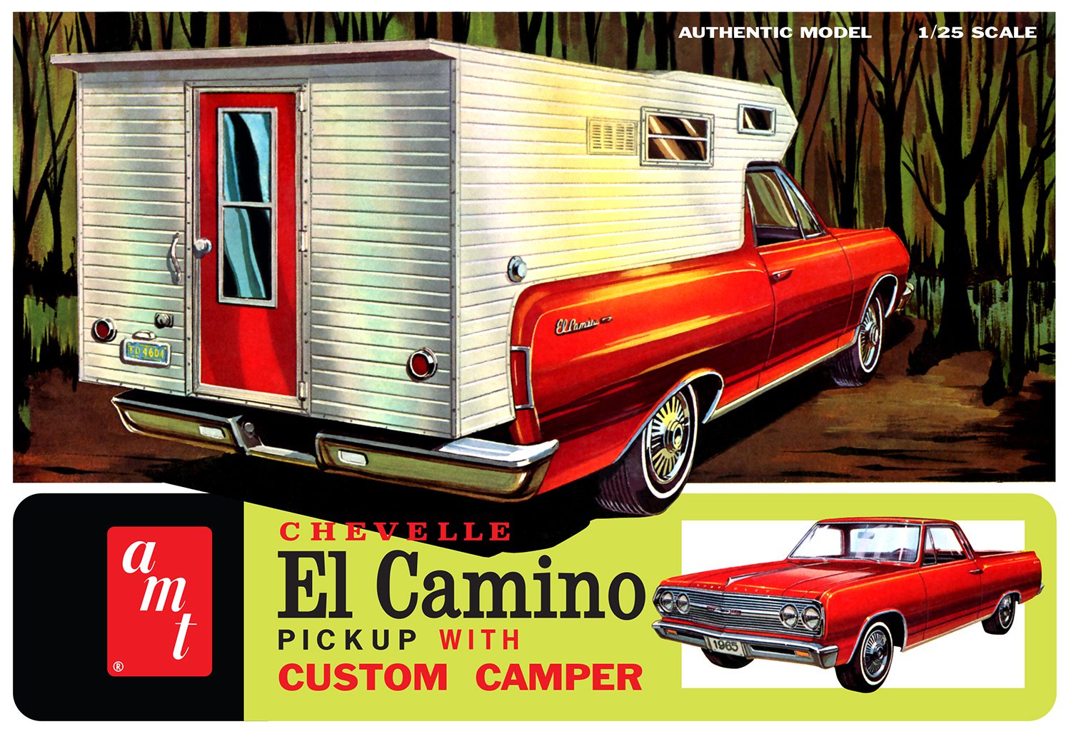 1965 Chevy El Camino w/Camper 1/25