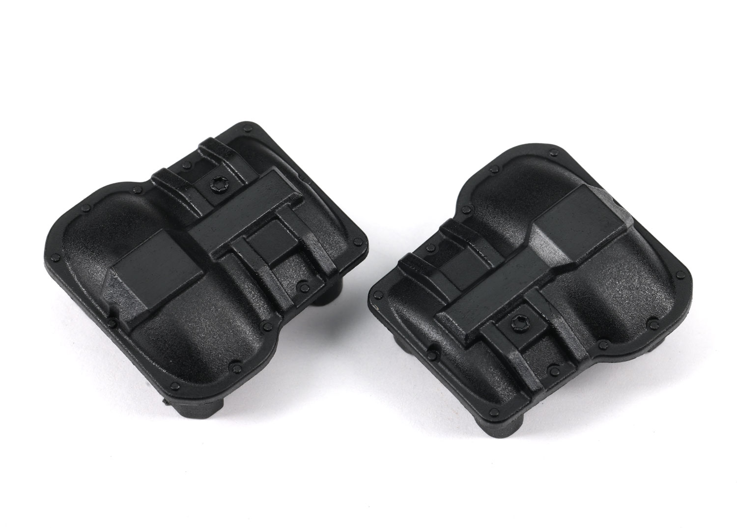 Axle cover, front or rear (black) (2)