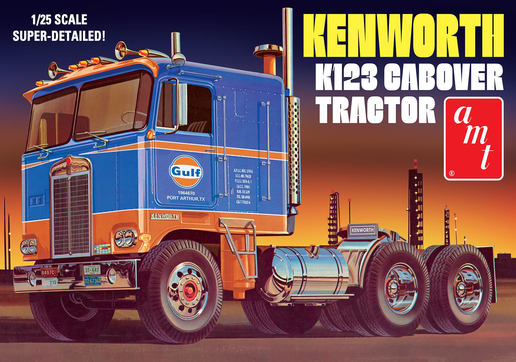 Kenworth K-123 Cabover Gulf 1/25