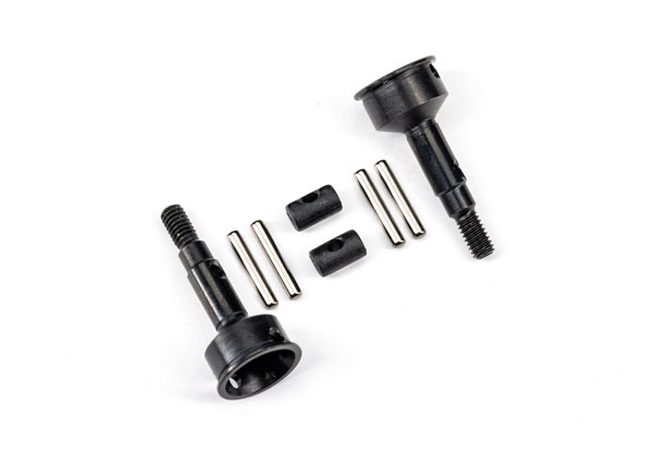Stub axle, front (2)/ cross pins (2)/ drive pins (4)