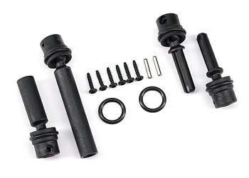 Driveshafts, center, assembled (front & rear)
