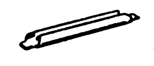 Skarvjärn, metall (50st)