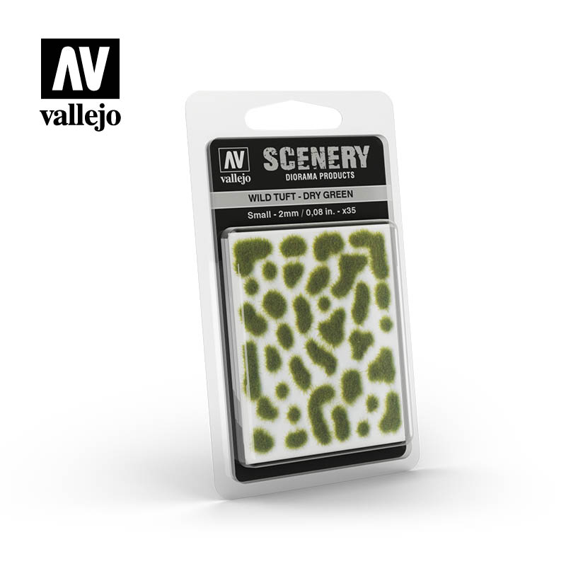 Wild Tuft - Dry Green 2mm