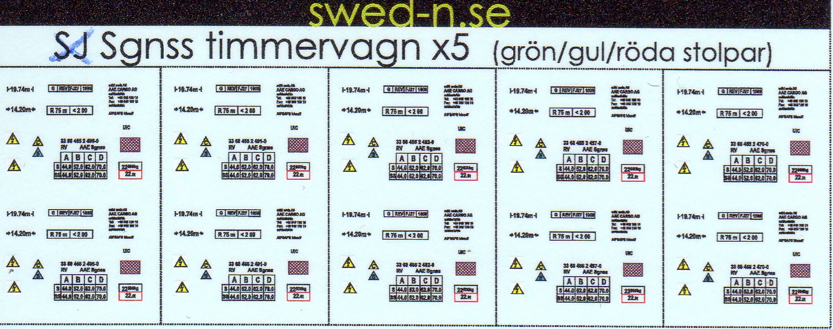Dekalark Timmervagn Sgnss x5