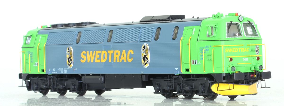 Diesellok Swedtrac TMZ 1411 (DC med ljud)