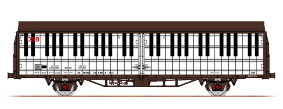 Godsvagn Hbis 299 'Klavier', DSB