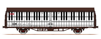 Godsvagn Hbis 299 'Klavier', DSB