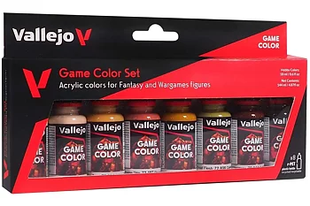 Skin Tone set 8 x 18ml, game color
