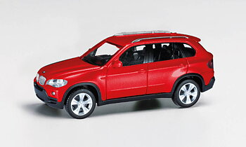 BMW X5, vermillion red metallic