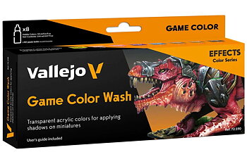 Wash set 8 x 18ml, game color