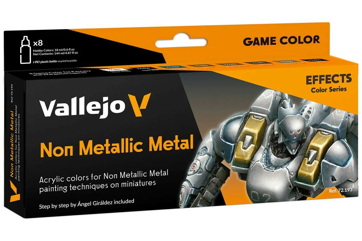 Non Metallic Metal set 8 x 18ml, game color