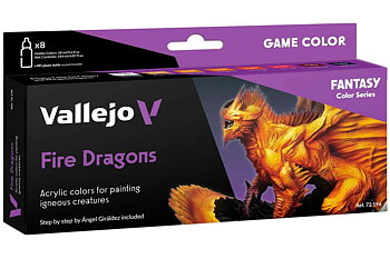 Fire Dragons set 8 x 18ml, game color