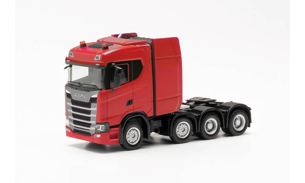 Scania CS 20  tungdragare 4a, röd