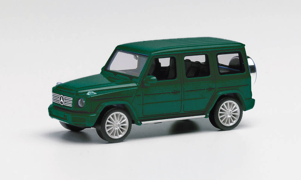 Mercedes-Benz G-Klass m. AMG-fälgar, smaragdgrön metallic