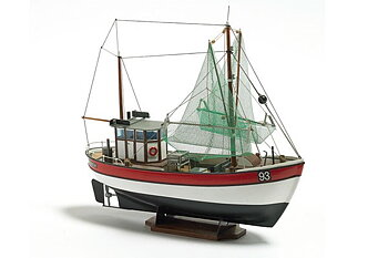 Räktrålare, träbyggsats (1:60)