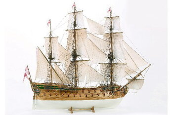 Segelbåten Norska Løve, träbyggsats (1:75)