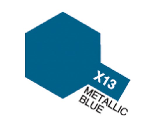 Tamiya Acrylic Mini, X13 Metallic Blue, 10 ml