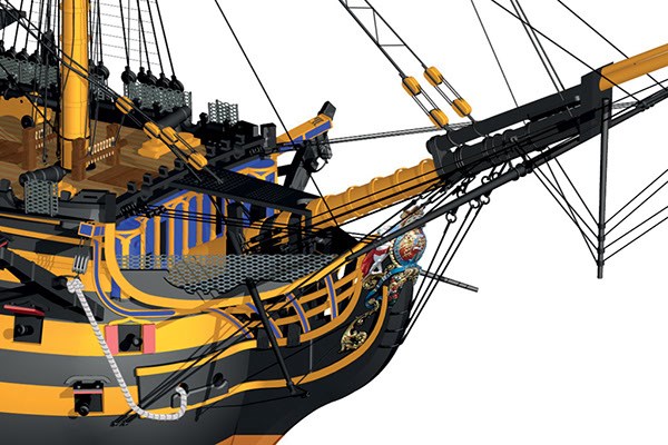 HMS Victory, träbyggsats (1:75) - 2