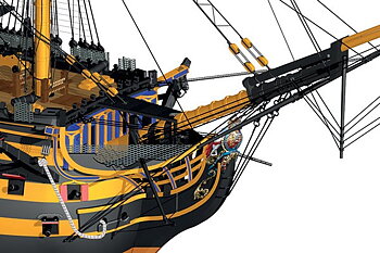 HMS Victory, träbyggsats (1:75)