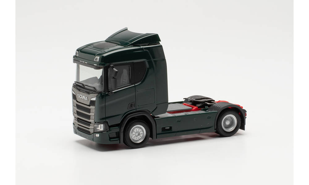 Scania CR 20 ND dragbil 2a, mörkgrön