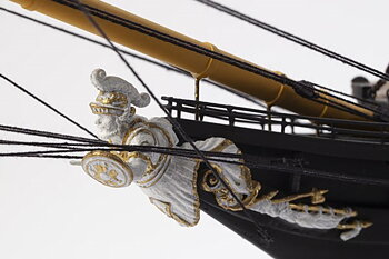 HMS Warrior, träbyggsats (1:100)
