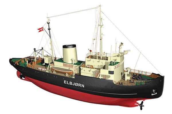Isbrytare 'Elbjørn' (1:75), Billing Boats