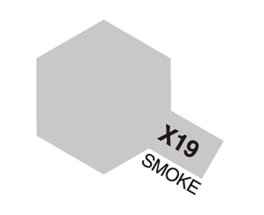 Tamiya Akrylfärg blank, X19 Smoke, 10 ml - 2
