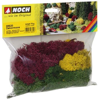 Dekormossa höstfärger, 75g