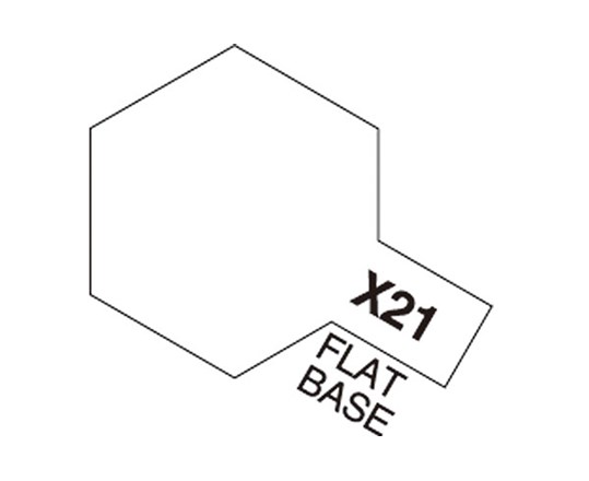 Tamiya Acrylic Mini, X21 Flat Base, 10 ml
