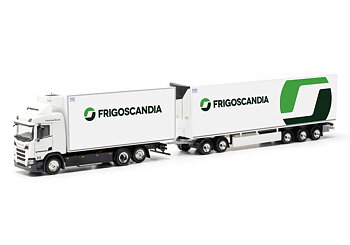Scania CR20 ND refrigerated swedish box truck "Frigoscandia" (Sweden/Helsingborg)