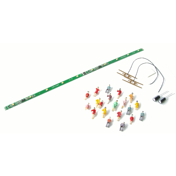 LED-sats inkl figurer, 280mm - 2