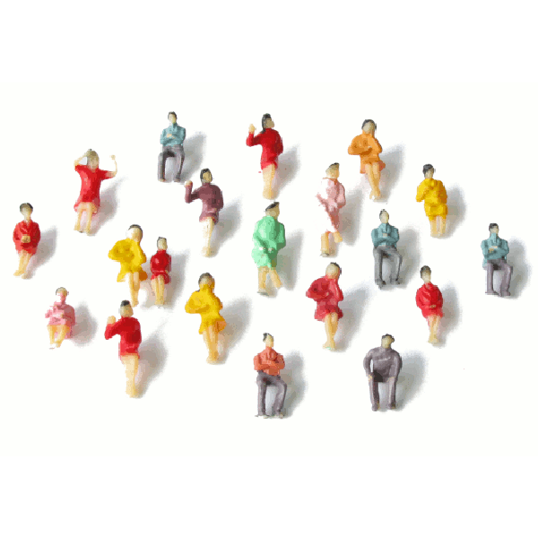 LED-sats inkl figurer, 280mm - 3