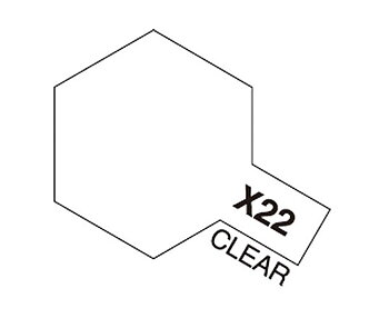 Tamiya Akrylfärg blank, X22 Klarlack, 10 ml