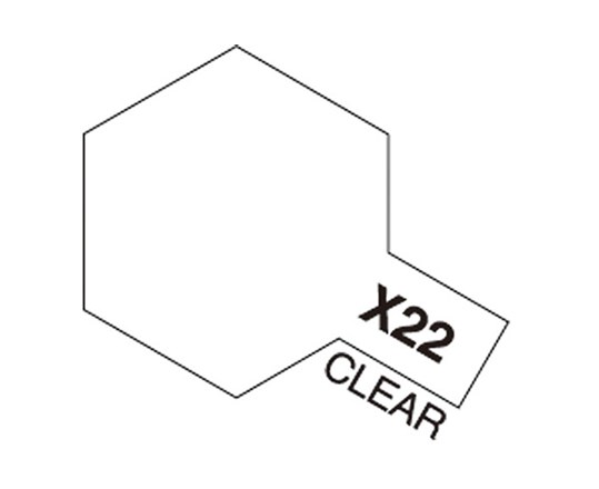 Tamiya Akrylfärg blank, X22 Klarlack, 10 ml
