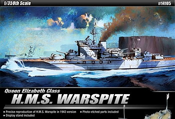 H.M.S. Warspite 1/350