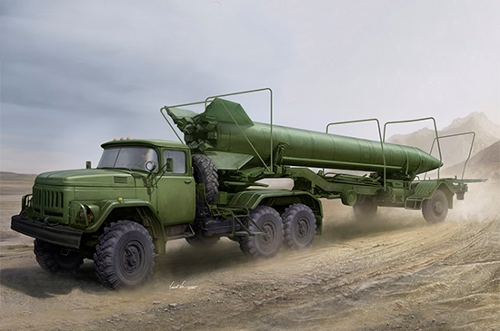 Soviet Zil-131V Tow 2T3M1 Trailer w. 8K14 Missil 1/35