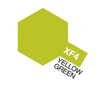 Tamiya Akrylfärg matt, XF4 Gulgrön (Flat Yellow Green), 10ml