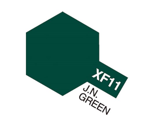 Tamiya Akrylfärg matt, XF11 J.N. Grön (J.N. Green), 10 ml