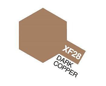 Tamiya Akrylfärg matt, XF28 Dark Copper, 10 ml