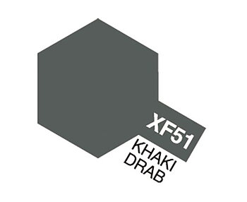Tamiya Akrylfärg matt, XF51 Khaki Drab, 10 ml