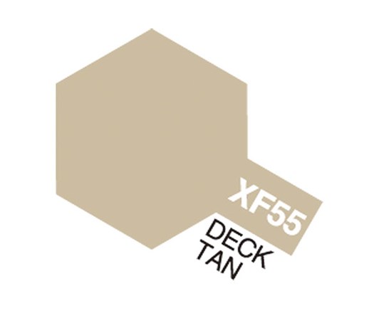 Tamiya Akrylfärg matt, XF55 Deck Tan, 10 ml
