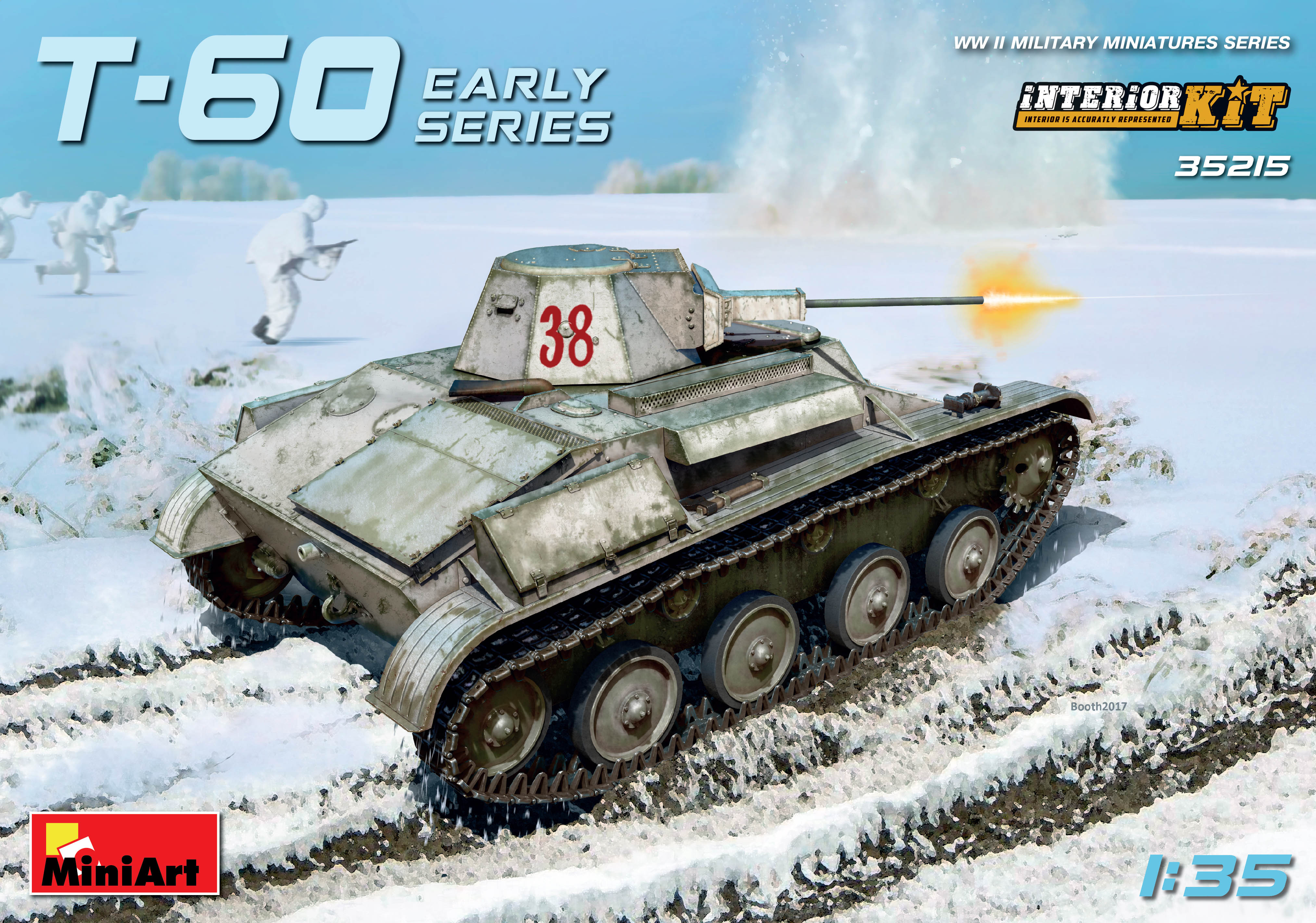 T-60 tidig serie (GAP) interiör kit 1/35