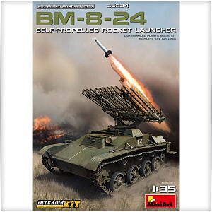 BM-8-24 self-propelled rocket launcher w. interior kit 1/35