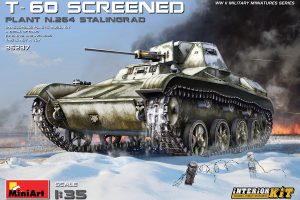 T-60 Screened (Pl.No264, Stalingrad) w. Interior kit 1/35