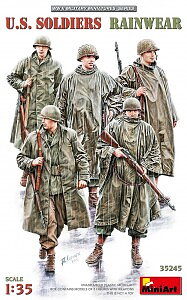 Figurer m. regnkläder (U.S) 1/35