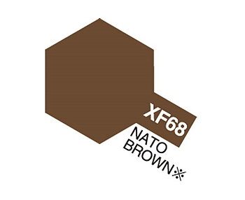 Tamiya Akrylfärg matt, XF68 Nato Brown, 10 ml